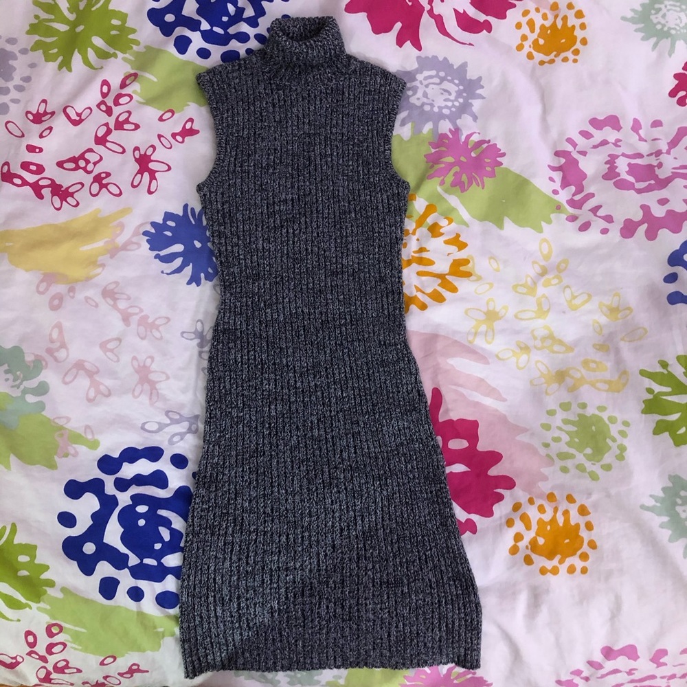 Turtleneck sweater dress